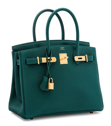 hermes birkin malachite|hermes togo birkin tote.